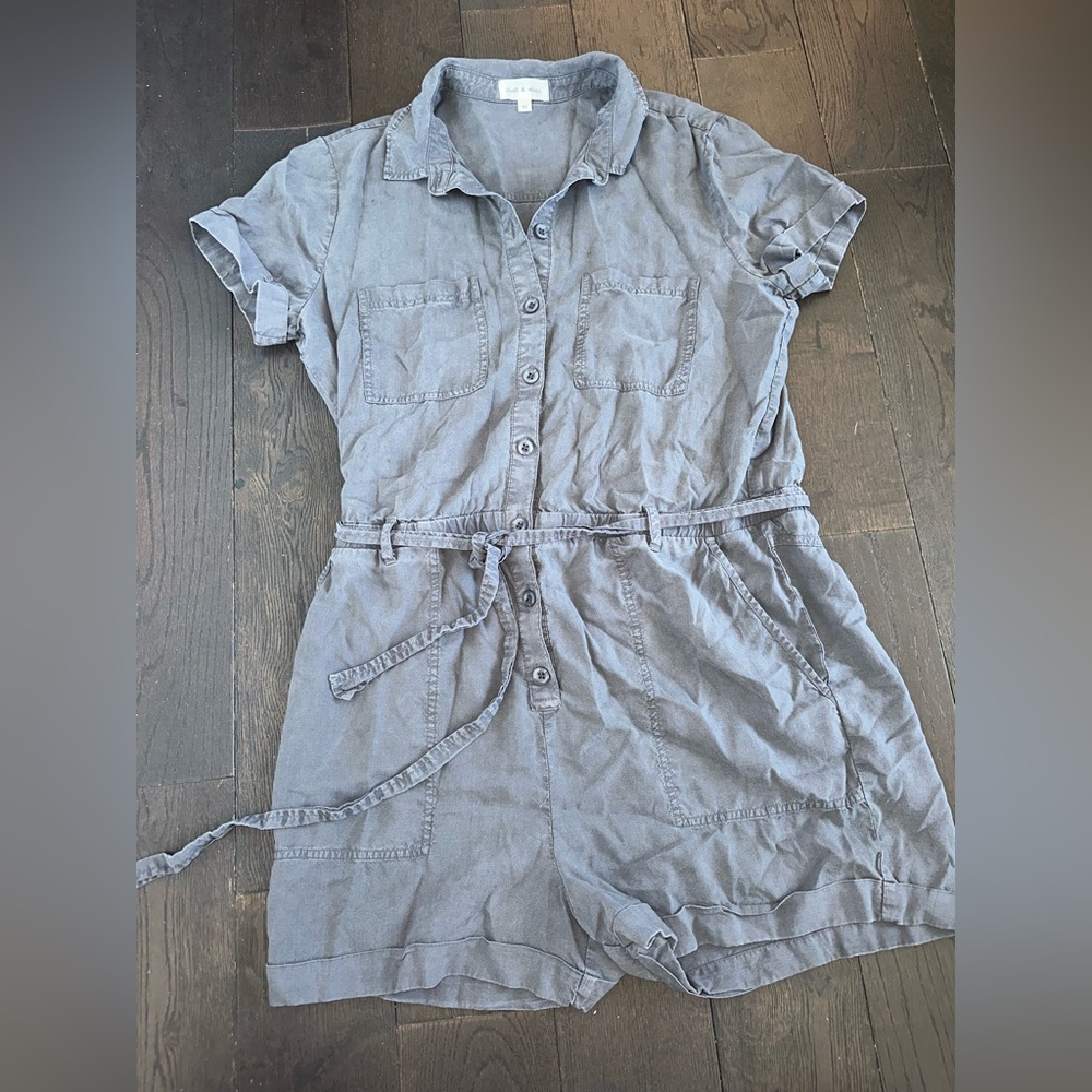 Button-Up Romper from Evereve